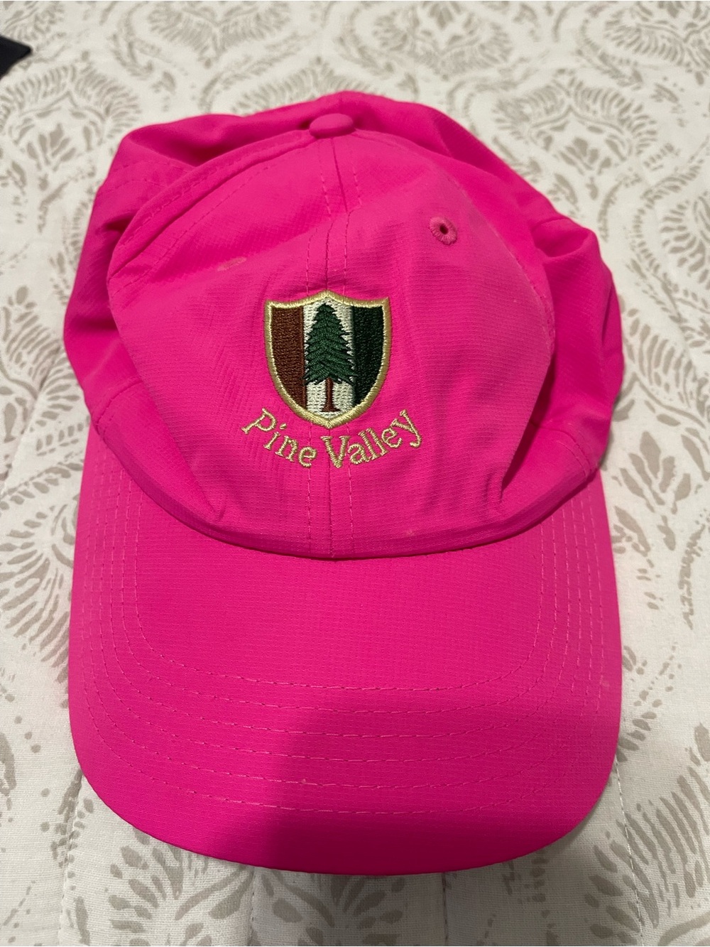 Pine Valley Kids Bright Pink Baseball Cap